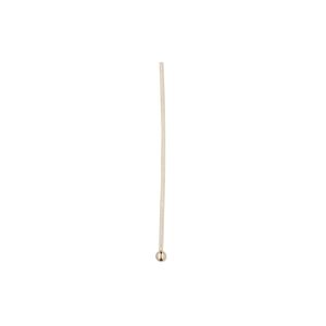 Head pin, 14Kt gold-filled, 1 inch with 1.5mm ball, 24 gauge. Sold per pkg of 4.