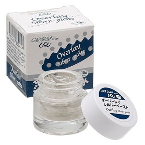 Art Clay® Fine Silver overlay paste, pkg/15g, low fire.