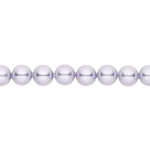 Pearl 50pk lavender, Crystal Passions® 6mm round 5810 image number 0