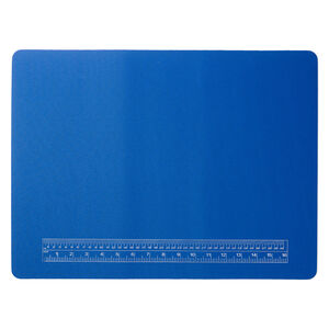 Bead mat, neoprene and silicone, pkg/1, black/blue/white, 20x15-inch rectangle.