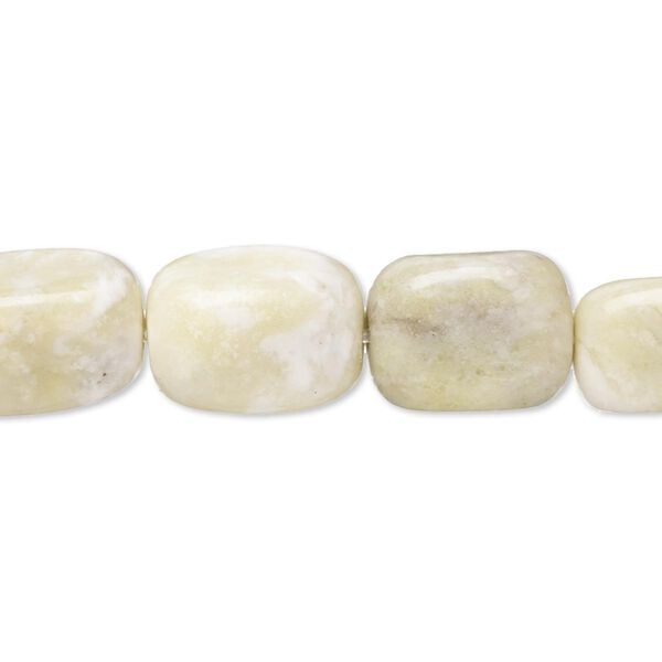 Peridot "jasper" 1pkg1, tumbled nugget bead natural 15 inch small image number 0