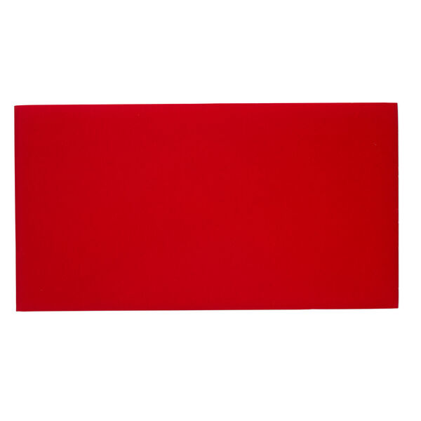 Tray insert, velvet, red, 14 x 7-3/4 inch pad. Sold individually. image number 0