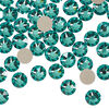 Flat back 1pkg288 Caribbean green foil back, Swarovski&reg; ReCreated&trade;, 6.32-6.5mm rose round SS30 2088 image number 0