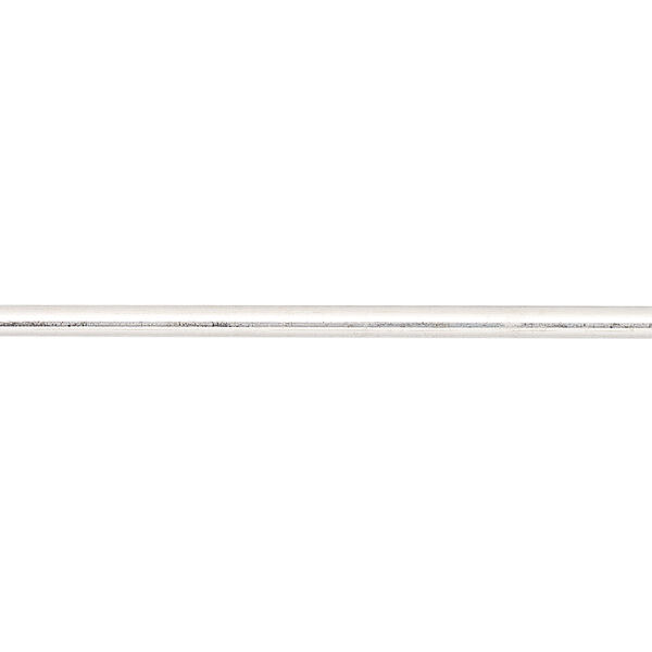 Wire, sterling silver, dead-soft, 2x1mm oval, 18 gauge. Sold per 1-foot pkg. image number 0
