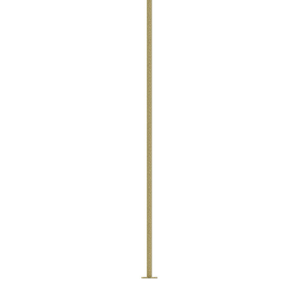 Head pin, antique brass-finished steel, 2 inches, 20 gauge. Sold per pkg of 500. image number 0