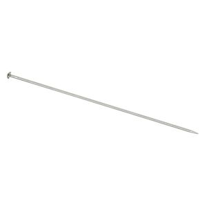 Hat pin, stainless steel, 3 inches, 18 gauge. Sold per pkg of 10.