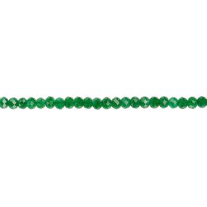 Green onyx 1pkg1, faceted round bead 12 inch 2mm