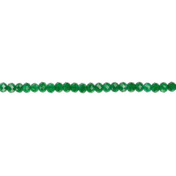Green onyx 1pkg1, faceted round bead 12 inch 2mm image number 0