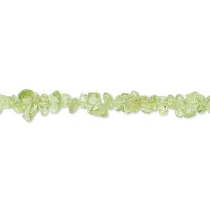 Peridot 1pkg1, chip bead natural 34 inch mini