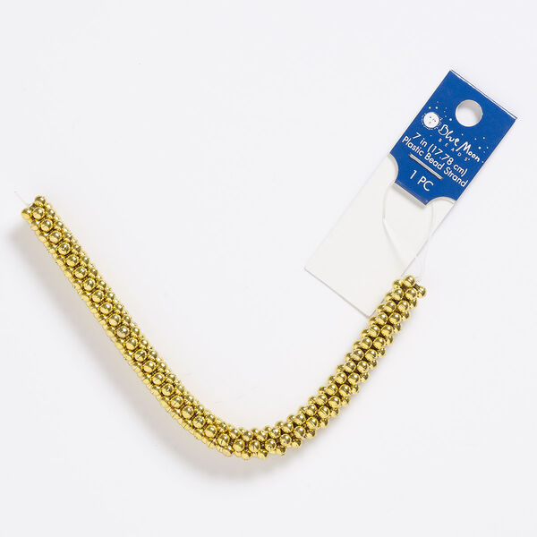 Bead, acrylic, 9x4mm triangle rondelle. Sold per 7-inch strand. image number 0