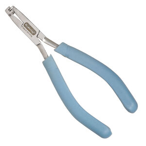 Pliers single banding 1pkg1 steel, 5.5 inch length / 2.4mm groove, Beadalon&reg; mixed colors