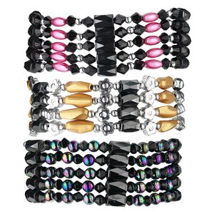 Hemalyke™ / acrylic 1pkg3, mixed size / shape bracelet continuous 34 inch assortment