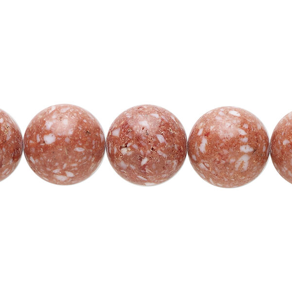 Multi-gemstone / mother-of-pearl shell / resin 1pkg1, round bead 15 inch 11-13mm image number 0