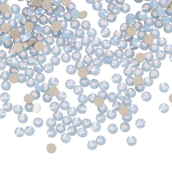 Flat back 144pk light sapphire opal foil back, Preciosa MAXIMA Czech crystal rhinestone 2.5-2.7mm chaton rose round SS9 image number 0