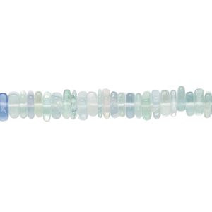 Blue-green fluorite / purple fluorite 1pkg1, hand-cut square rondelle bead natural 8 inch 4x1mm-6x2mm
