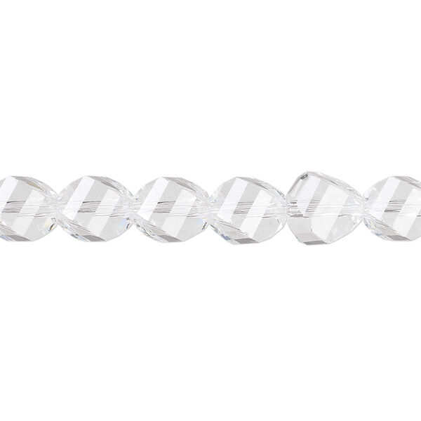 Bead 144pk crystal, Crystal Passions® 8mm helix 5020 image number 0