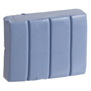 Polymer clay, Sculpey® Soufflé™, bluestone. Sold per 1.7-ounce bar.