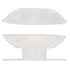 Huggy Spool®, soft plastic, clear, 2-1/2 inch round with 3/4 inch hole. Sold per pkg of 4. image number 0