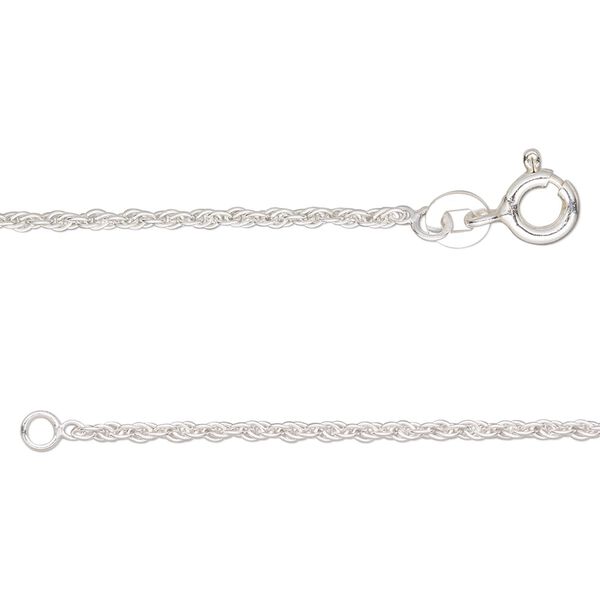 Necklace, Create Compliments®, sterling silver and enamel, black, 15mm round with flower and dots design, adjustable at 16 and 18 inches with springring clasp. Sold individually. image number 1