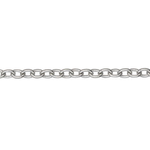 Chain 1pkg1 cable, 3mm, stainless steel 50 foot unfinished