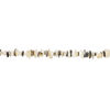 Bead 1pkg1, black lip shell / gold lip shell / mother-of-pearl shell (natural / bleached), small to extra-large chip, 15 inches. image number 1