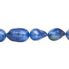 Freshwater pearl 1pkg1, freeform, 14 inch royal blue 10x8mm-13x9mm cultured image number 0