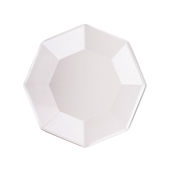 Focal, Vintage Crystal™, crystal, crystal clear, 30mm undrilled faceted octagon. Sold individually. image number 0