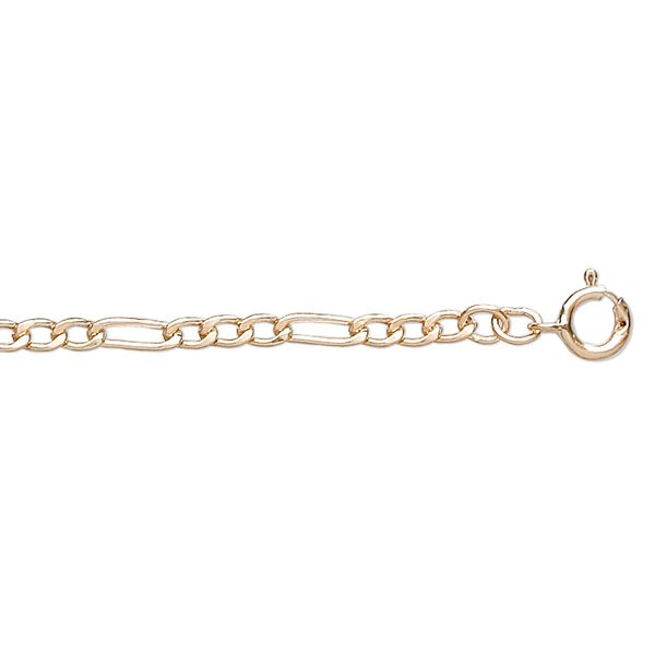 Chain, 14Kt gold-filled, 2mm figaro, 20 inches with springring clasp. Sold individually. image number 0