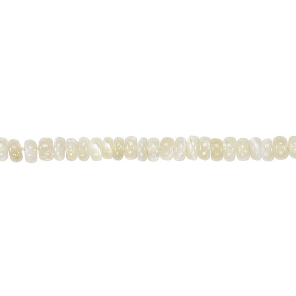 Bead, cat's eye apatite (natural), 3x2mm-4x2mm hand-cut rondelle with 0.4-0.6mm hole, B grade, Mohs hardness 5. Sold per 8-inch strand. image number 0