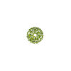 Bead, glass rhinestone / epoxy / resin, green, 10mm round. Sold individually. image number 1