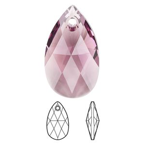 Drop 1pk iris, Crystal Passions® 28x17mm pendant pear 6106