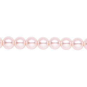Pearl 1pk rosaline, Celestial Crystal® 6mm round 15.5-16 inch