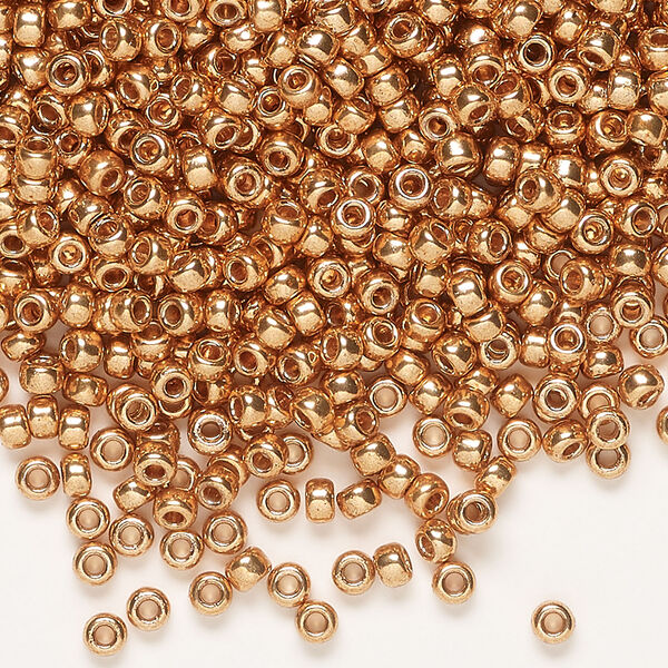 Seed bead, Miyuki 1pkg50g glass, #8 rocaille, Duracoat&reg; opaque galvanized muscat (RR-4206) image number 0