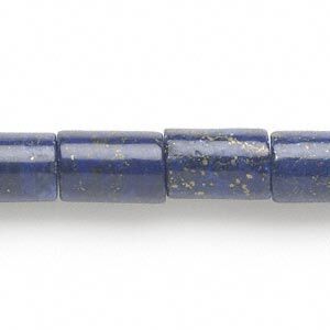 Lapis lazuli 1pkg1, round tube bead 15 inch 14x9mm-15x10mm