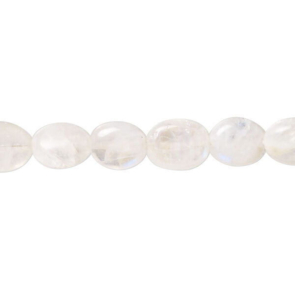 Rainbow moonstone 1pkg1, hand-cut nugget bead natural, 13 inch mini to small image number 0