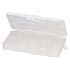 Organizer box, plastic, clear, 10-cells, 7x3-3/4 x1 inch. Sold per pkg of 2. image number 1