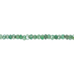 Green onyx 1pkg1, luster hand-cut faceted rondelle bead 13 inch 3x1mm-4x3mm