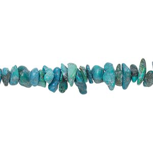 Turquoise 1pkg1, chip bead 15 inch small