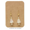 Earring / necklace card, kraft paper, 3 x 2-1/4 inches. Sold per pkg of 50. image number 1