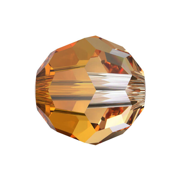Bead 1pkg360 dark orange TCF™, Swarovski®, 6mm faceted round 5000 image number 0