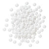 Bead, Czech pressed glass 1pkg150, opaque white, 6x2.5mm rondelle. image number 1