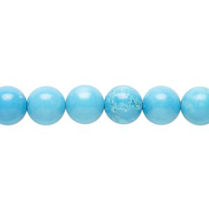 Magnesite 1pkg1, round bead 15.5 inch 8mm