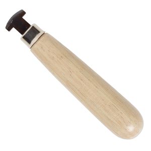 Bezel roller, steel and wood, 4-3/4 inches with 1/2-inch tip. Sold individually.