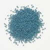Seed bead, Preciosa Ornela Czech glass, 1pkg50g, 2.8-3.2mm rocaille, opaque matte terra dyed deep sea chalkwhite (06434) image number 1