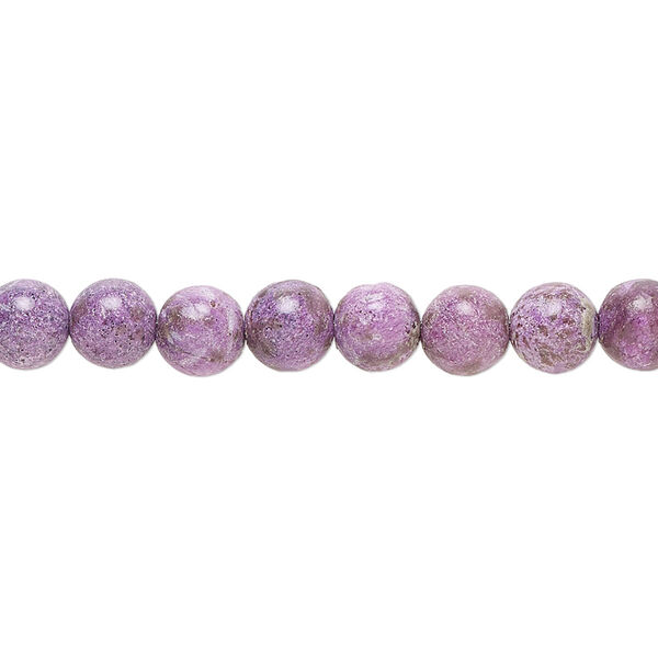 Stichtite 1pkg1, round bead natural 15.5 inch 6mm image number 0