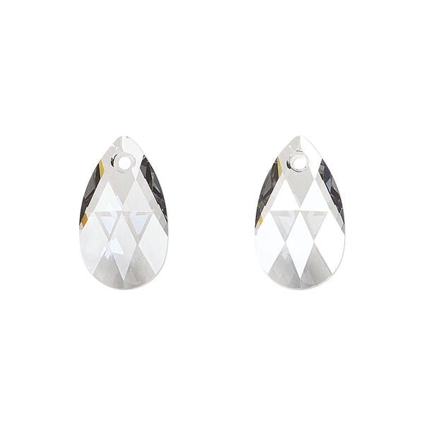 Drop 1pkg144 crystal urban grey, Swarovski&reg;, 16x9mm pendant pear 6106 image number 0