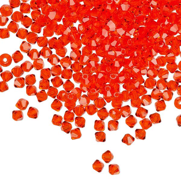 Bead 144pk hyacinth, Preciosa Czech crystal 3mm bicone image number 0