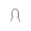 Bail, JBB Findings, ice-pick, antiqued sterling silver, 20x6mm faceted branch, 10mm grip length. Sold individually. image number 1