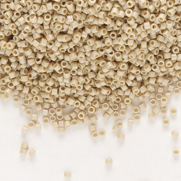 Seed bead, Delica®, glass, pkg/250g, #11 round, opaque matte rainbow moth wing brown (DB-2301). image number 0