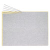 Adhesive strip, Art Edge™, EVA foam, silver glitter, 2mm. Sold per 10-inch sheet. image number 0